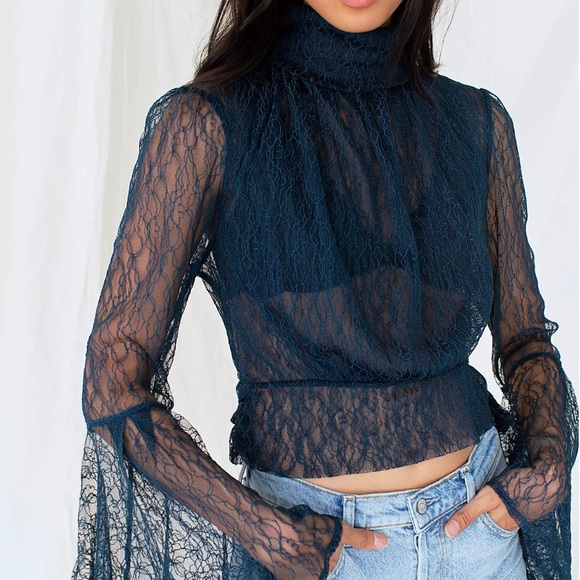 Free People Rule Breaker lace top - Picture 3 of 5
